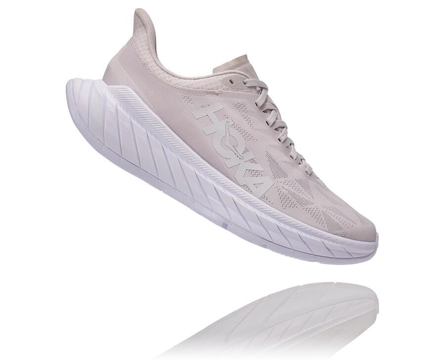 Hoka One One Koşu Ayakkabısı Erkek Beyaz - Carbon X 2 - HD3175048